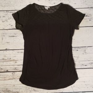 H&M Maternity top black size large